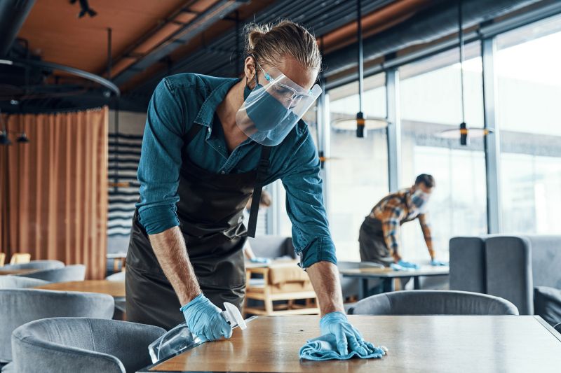 Commercial Kitchen Mopping in Conroe, TX