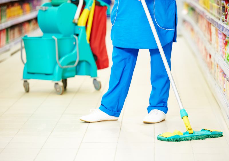 Commercial Kitchen Mopping in Conroe, TX